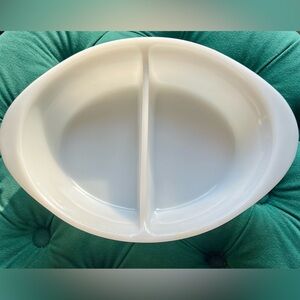 Glasbake Divided Dish - Vintage